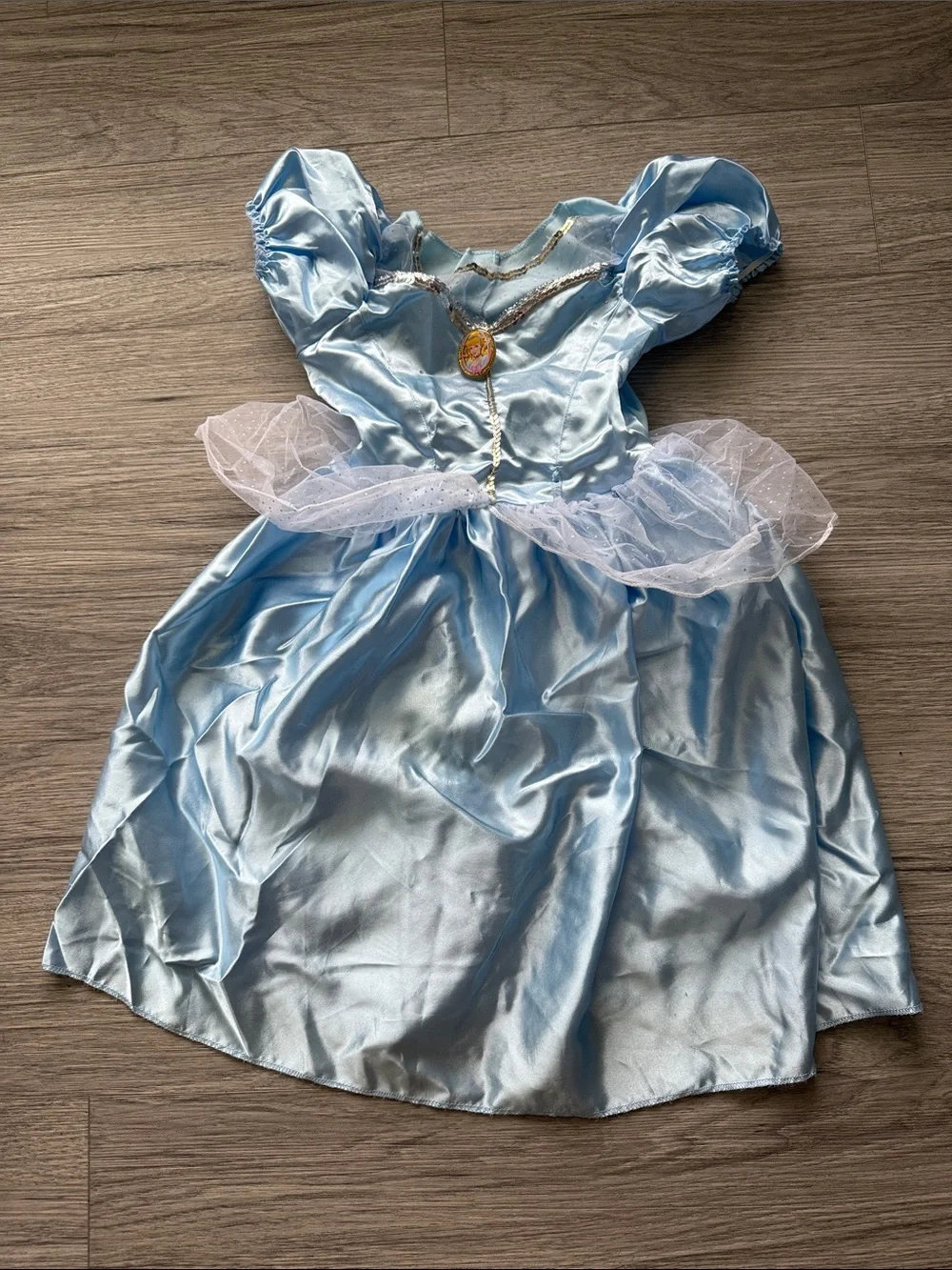 Disney Cinderella Light Blue Princess Costume Dress Size 4-6X